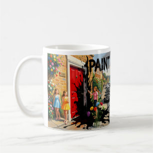Tasse d'art à contraste émotionnel 'Peindre en noi