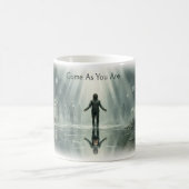 Tasse d'art à réflexion brumeuse 'Viens comme tu e (Centre)