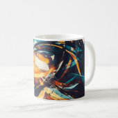 Tasse d'art abstrait (Devant droit)