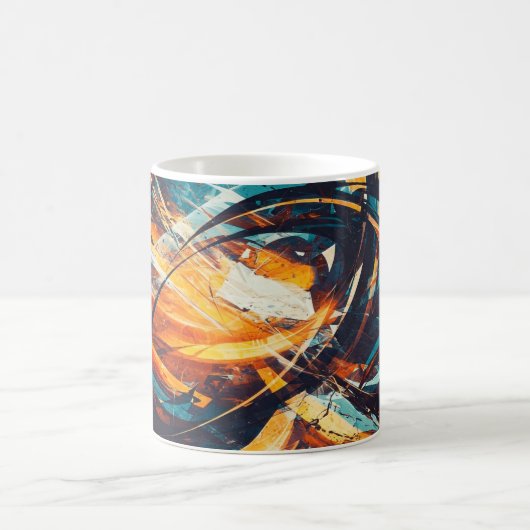 Tasse d'art abstrait (Centre)