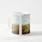 Tasse d'art abstrait - « Sur le chemin de la prise (Devant gauche)