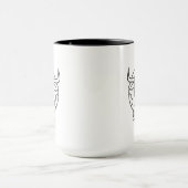 Tasse d'art abstrait Taureau sans gêne (Centre)