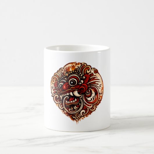 Tasse d'art balinaise Barong (Centre)