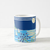 Tasse d'art : Clair de lune sur le bâti de St (Devant droit)