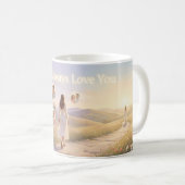 Tasse d'art d'adieu éternel Amour toujours (Devant droit)