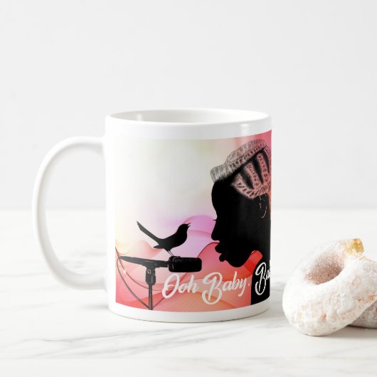 Tasse d'art d'Afro-américain (Avec donut)