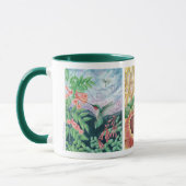 Tasse d'art d'aquarelle de pollinisateur (Gauche)