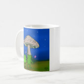 Tasse d'art de bois de conte de grenouille fantais (Devant gauche)
