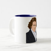 tasse d'art de bruit de beethoven (Devant gauche)