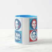 Tasse d'art de bruit d'Obama 2012 (Centre)