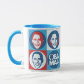 Tasse d'art de bruit d'Obama 2012 (Gauche)