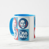 Tasse d'art de bruit d'Obama 2012 (Devant gauche)