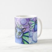 Tasse d'art de chat à ailes par imaginaire (Devant droit)