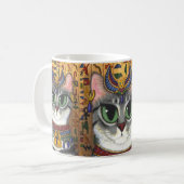 Tasse d'art de chat égyptien de Bastet de déesse (Devant gauche)