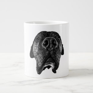 Tasse d'art de chien Cane Corso Gros Plan sur le N