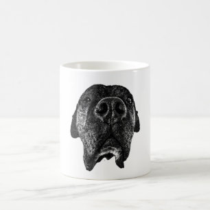 Tasse d'art de chien Cane Corso Nose Close-Up