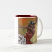 Tasse d'art de danseur de flamenco (Devant droit)