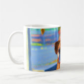 Tasse d'art de deux boxeurs (Gauche)