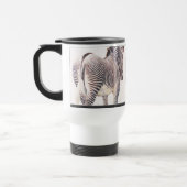 Tasse d'art de faune d'aquarelle de zèbre (Gauche)