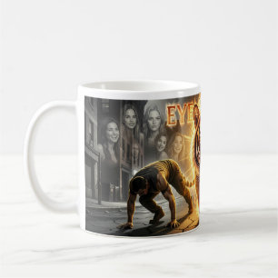 Tasse d'art de force urbaine Regard de tigre enfla