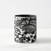 Tasse d'art de griffonnage (Centre)