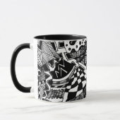 Tasse d'art de griffonnage (Gauche)