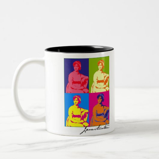 TASSE D'ART DE JANE AUSTEN POP (Gauche)