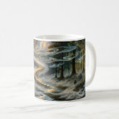 Tasse d'art de la forêt céleste de l'escalier vers (Devant droit)