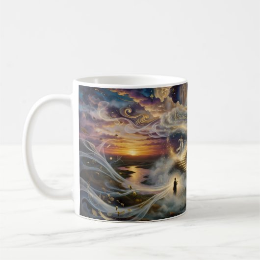 Tasse d'art de la forêt céleste de l'escalier vers (Gauche)