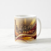Tasse d'art de l'autonomisation de l'âme dorée Res (Devant droit)