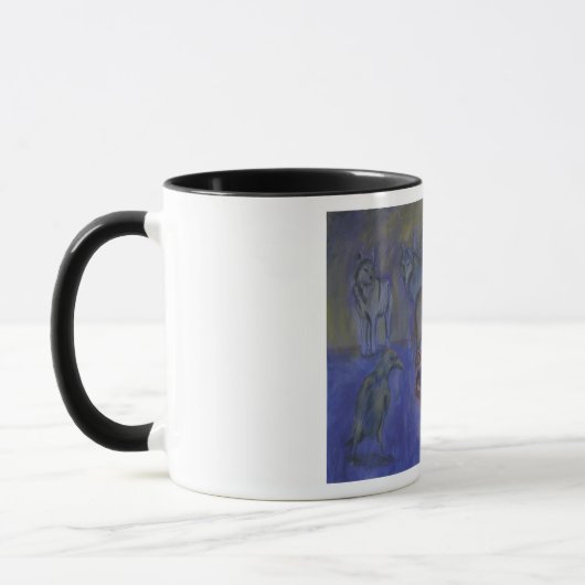 Tasse d'art de loups (Gauche)