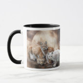 Tasse d'art de lune de Lynx (Gauche)