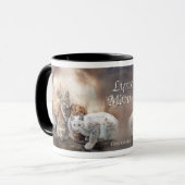 Tasse d'art de lune de Lynx (Devant gauche)