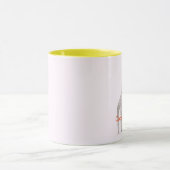 Tasse d'art de maman de Cockatiel (Centre)