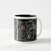 Tasse d'art de moto de Shovelhead (Devant droit)
