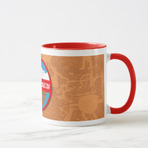 Tasse d'art de roche d'UHR