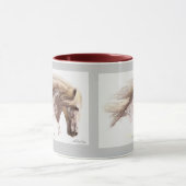 Tasse d'art d'imaginaire de CHEVAL d'ÉTALON de (Centre)