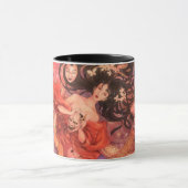 Tasse d'art d'imaginaire de masque de Noh de (Centre)