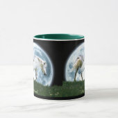 Tasse d'art d'imaginaire de PEGASUS et de LUNE (Centre)