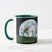 Tasse d'art d'imaginaire de PEGASUS et de LUNE (Gauche)