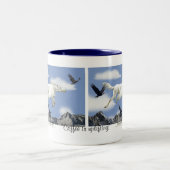 Tasse d'art d'imaginaire de VOL PEGASUS et (Centre)