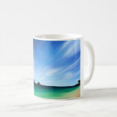 Tasse d'art d'océan d'îles d'Hawaï Mokulua (Devant droit)