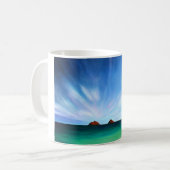 Tasse d'art d'océan d'îles d'Hawaï Mokulua (Devant gauche)