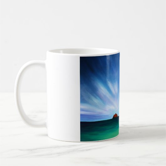 Tasse d'art d'océan d'îles d'Hawaï Mokulua (Gauche)