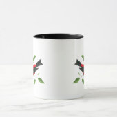 Tasse d'art d'oiseau de Tanagers d'écarlate (Centre)