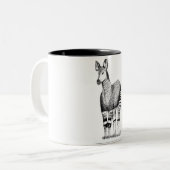 Tasse d'art d'okapi (Devant gauche)