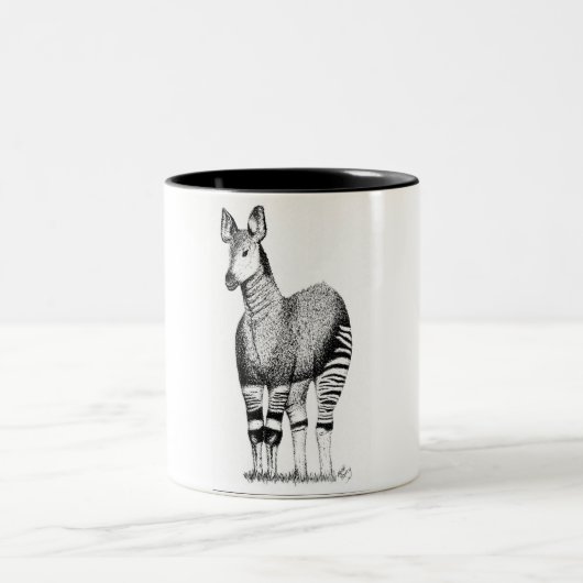 Tasse d'art d'okapi (Centre)