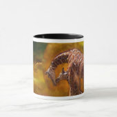 Tasse d'art du monde de girafe (Centre)