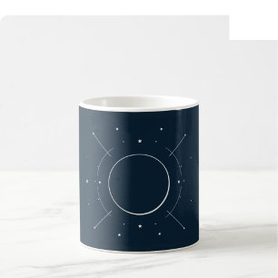 Tasse d'art en ligne céleste - Navy & Argent (Enve