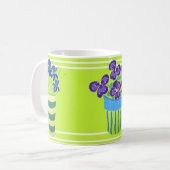 Tasse d'art : Fleur de la chaux des jardiniers. Un (Devant gauche)